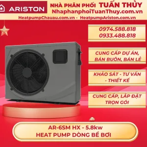 AR-6SM HX Ariston Heat pump dòng bể bơi 5.95kw
