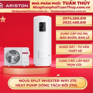 NOUS SPLIT INVESTER WIFI 270 FS - HEAT PUMP ARISTON 270L