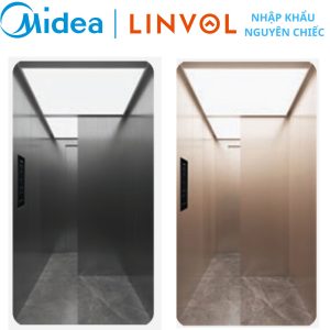 Thang Inox kết hợp kính