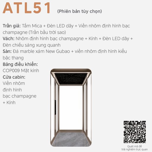 ATL51 LINVOL MIDEA Thang máy nhập khẩu nguyên chiếc